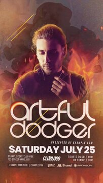 Animated Nightclub Flyer Template