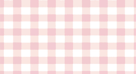 Soft pink gingham pattern background