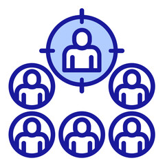 Target Audience  Icon Element For Design