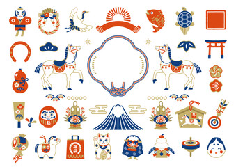 2026 Year of the Horse New Year Illustration Set