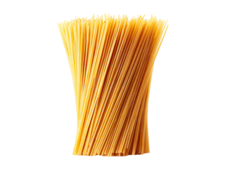 A bunch of uncooked spaghetti on black background, Isolated On White Background, Png Transparent