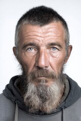 Obraz premium A homeless man's life, a story untold.