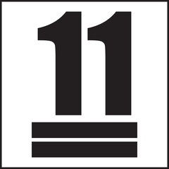 Warning Packaging Symbol - Max Stack Icons ( No 11 )