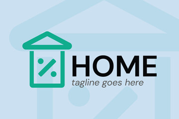 Home Logo-Percentage Home. Home Tax