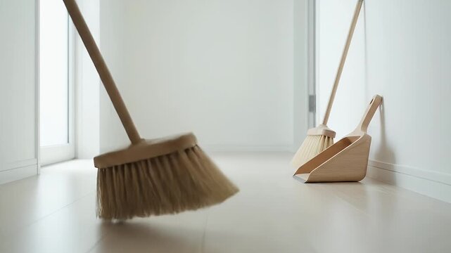 Light broom sweeps as an everyday movement snack