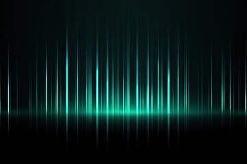 Teal vertical light streaks on dark background
