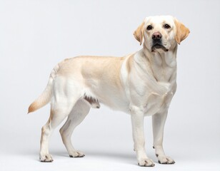 Majestic Yellow Labrador Retriever with Golden Coat