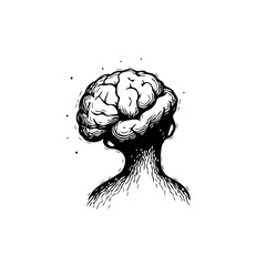 Abstract conceptualization representing human mind intricate thoughts psychological introspection