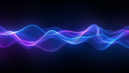 Halloween , halloween background abstract waves of light in blue and purple on dark background halloween , halloween background 