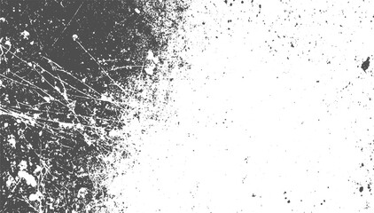 Black and White Cracked Old Wall Concrete Grunge Texture Background Vector, Transparent Black and White Cracked Wall Texture Overlay 