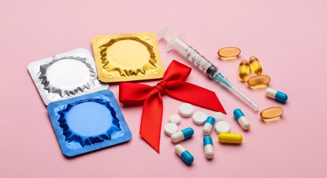 Safe Sex and Health Awareness Concept