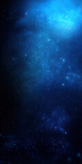 Fototapeta premium blue abstract galaxy background 