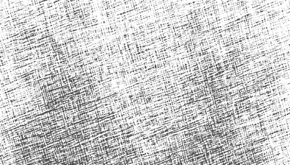 Diagonal grunge line texture with abstract crosshatch pattern. Rough etched overlay dust noise Distressed grid for vintage scratch effect. vector design on transparent background.