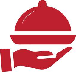 restaurant cloche icon