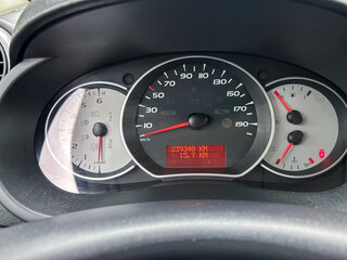The Vehicle Dashboard Display features a Speedometer along with various Warning Indicators that communicate essential information about the vehicles performance and status while driving safely