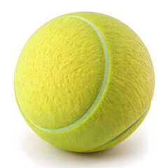 3d of tennis ball isolated