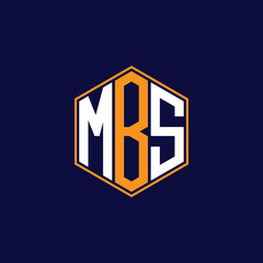 Modern Hexagon Monogram Logo Design – Geometric Lettermark Vector Template
