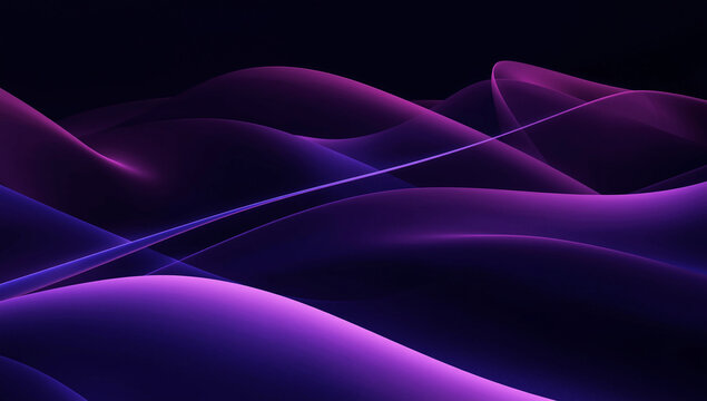Abstract purple waves background with dynamic and elegant design for modern wallpaper.