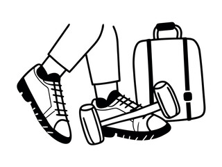 vector illustration of a set of tools