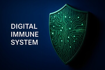  Powerful Cyber Defense Shield Protecting Digital Data and Network Core for Security Concepts