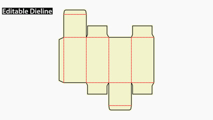 Medicine Box Packaging, Box dieline, Packaging Design, Premium product, Die cut