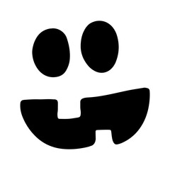 FunnyScary Jack O Lantern, Halloween Pumpkin Faces Cartoon