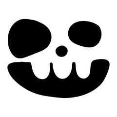 FunnyScary Jack O Lantern, Halloween Pumpkin Faces Cartoon