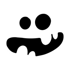 FunnyScary Jack O Lantern, Halloween Pumpkin Faces Cartoon