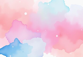 Obraz premium Pastel watercolor abstract backgrounds, non-traced painting effects Ideal for interior design, posters, banners, romance, beautiful