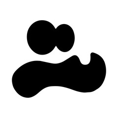 Funny and Scary Halloween cute Face Pumpkin Silhouettes