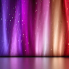 Abstract Prism Light Effect with Spectral Colors