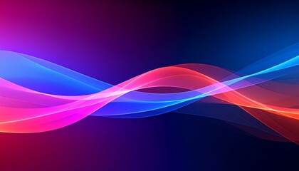 Abstract vibrant flowing lines