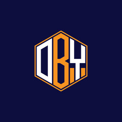 Modern Hexagon Monogram Logo Design – Geometric Lettermark Vector Template