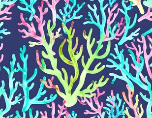 Naklejka premium seamless floral pattern