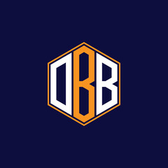 Modern Hexagon Monogram Logo Design – Geometric Lettermark Vector Template