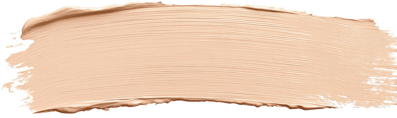 Light beige makeup product swatch