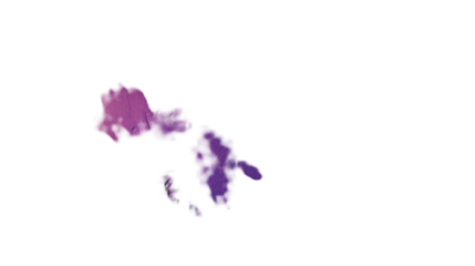 Abstract purple and violet splatter