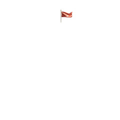 Obraz premium Simple red flag graphic (1)