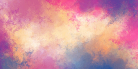 Abstract colorful watercolor background with fire-like textures and yellow, orange, and red hues