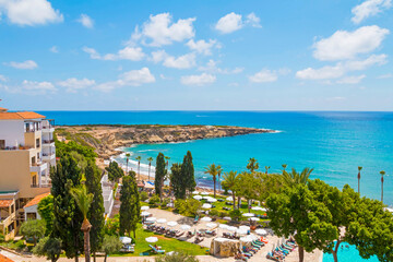 The promenade in Paphos, Cyprus, is a perfect spot to unwind — with scenic sea views, gentle waves, and plenty of seating, it’s an ideal place to relax and soak in the Mediterranean atmosphere.