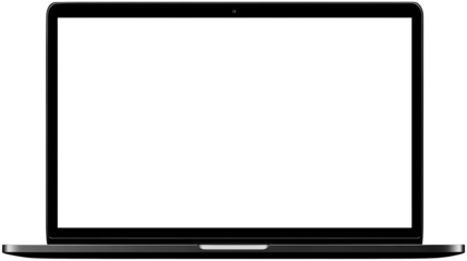 Laptop with blank screen (3)