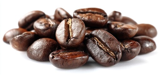 Obraz premium Roasted Coffee Beans Pile