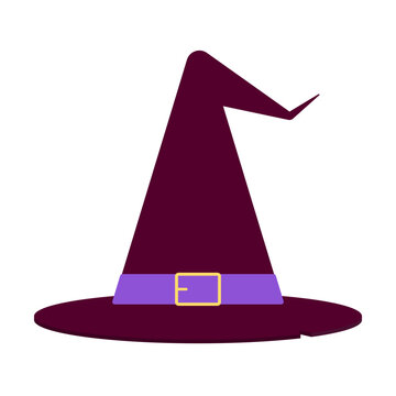 Hat witch cartoon cute design
