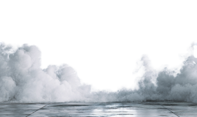 A cloud scene on a floor