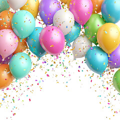 Colorful balloons and confetti (59)