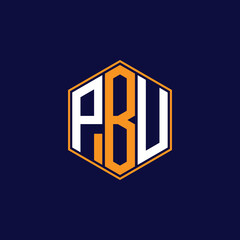 Modern Hexagon Monogram Logo Design – Geometric Lettermark Vector Template