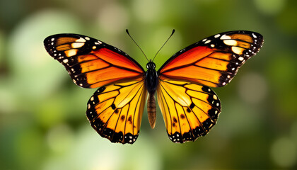Fototapeta premium butterfly on a flower