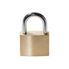 Fototapeta premium Close-up of a brass padlock (7)