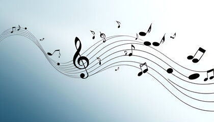 abstract music background