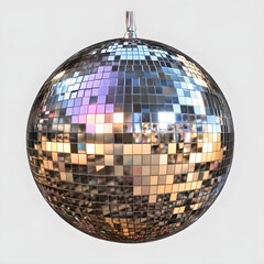 Shiny Disco Ball with Colorful Reflections – Party and Dance Decoration